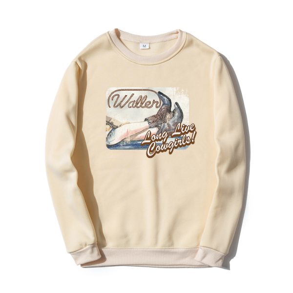 LONG LIVE COWGIRLS BEIGE CREWNECK