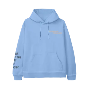 ONE THING AT A TIME ALBUM COVER BLUE HOODIE