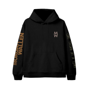 ONE THING AT A TIME BLACK PHOTO HOODIE