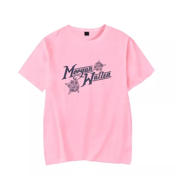 MORGAN WALLEN PINK FLORAL T-SHIRT