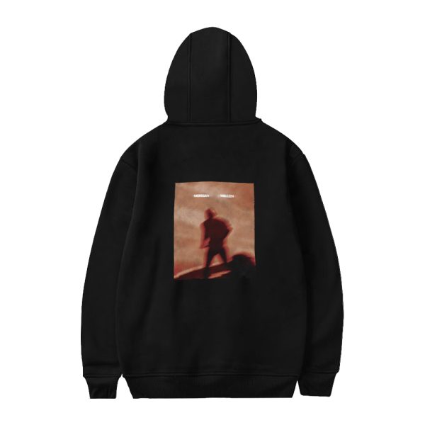 BLURRY LIVE PHOTO BLACK HOODIE - Image 2