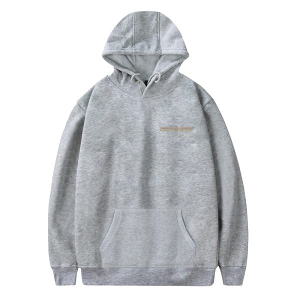 ONE THING AT A TIME ONE YEAR GRAY HOODIE