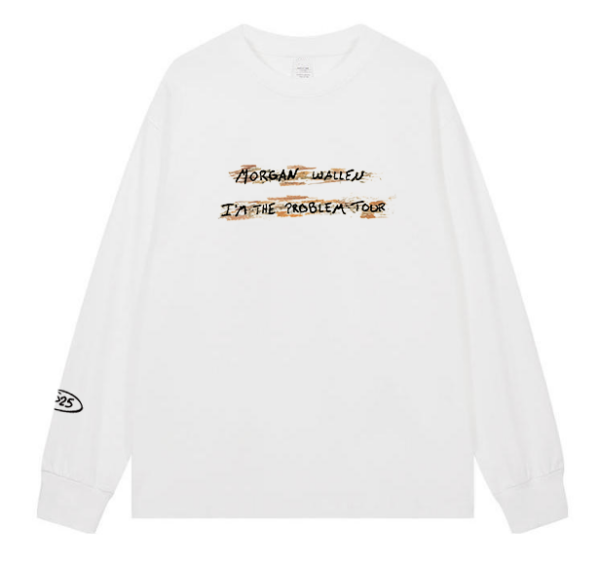 I'M THE PROBLEM TOUR WHITE LONGSLEEVE