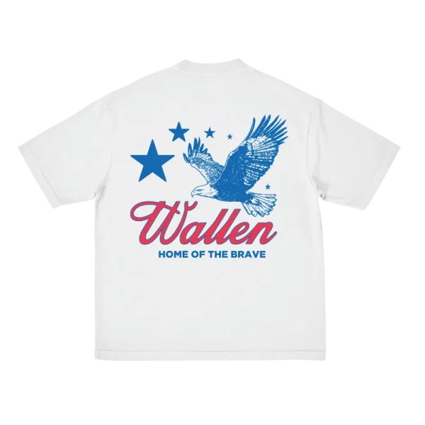 HOME OF THE BRAVE T SHIRT Back