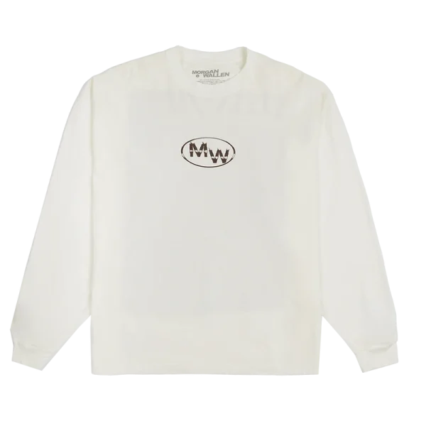 Sand In My Boots Ivory Long Sleeve T Shirt Front